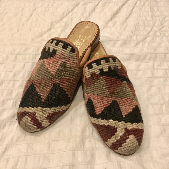 kilim mules